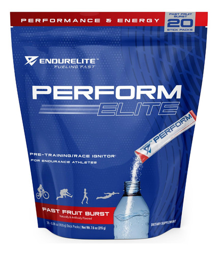 Endurelite Perform Elite - Suplemento En Polvo Preentrenamie