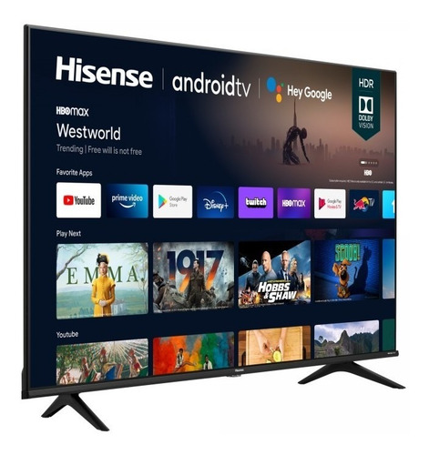 Imagen 2 de 6 de Smart TV Hisense A6G Series 50A6G LED 4K 50" 120V