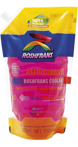Roshfrans 0.950 L Roshpack Refrigerante Coolant