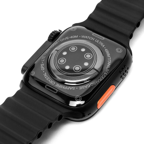 Reloj Inteligente Smartwatch Fitness T800 Bluetooth Blanco Mesh Negro Negro