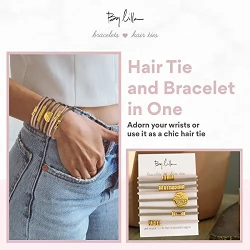 De Lilla Sunlight Stack, Corbatas Para El Pelo Y Pulseras -