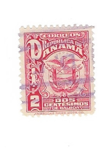 Lt1374. Estampilla Antigua De Panama. 1924.