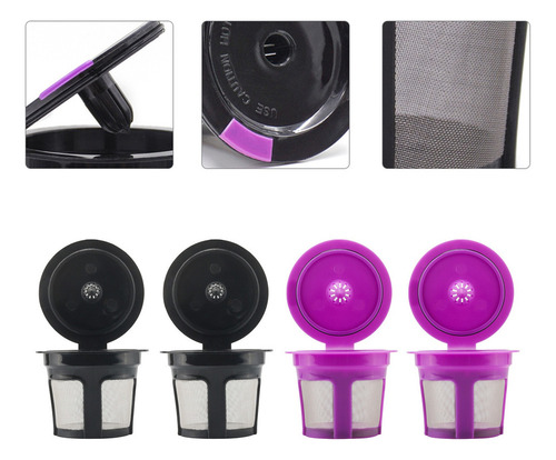 B Filtros De Cápsulas De Café Reutilizables Y Recargables K