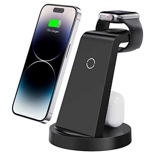 3 In 1 Charging Station For iPhone, Wireless Charger For Iph