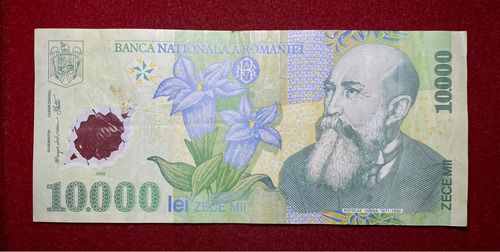 Billete 10000 Lei Rumania 2000 Polimero Pick 112 A