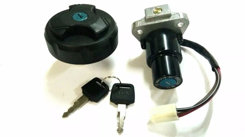 Kit Chave Ignição Dt 200 Dt 200 R + Tampa Tanque Rosca Fina