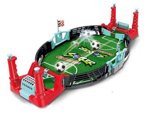 Juego De Futbol De Mesa  Para Dos 32 X 21 Cm , Lanza Pelotit