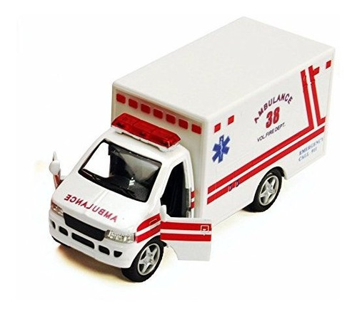 Ambulancia Del Equipo De Rescate, Blanco - Kinsmart 5259d -