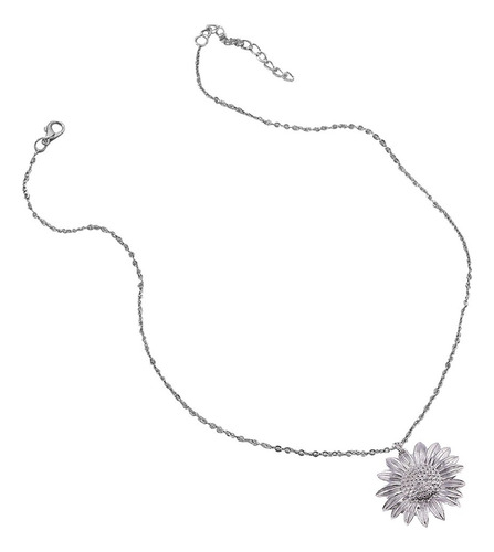 Collar De Girasol Para Mujer, Precioso Collar Con Colgante D