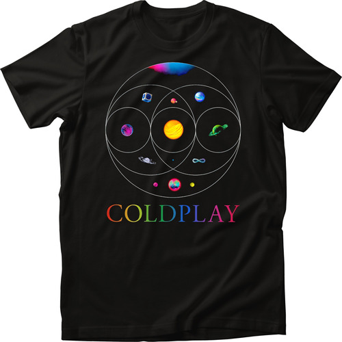 Playera Colplay Music Of The Spheres Hombre