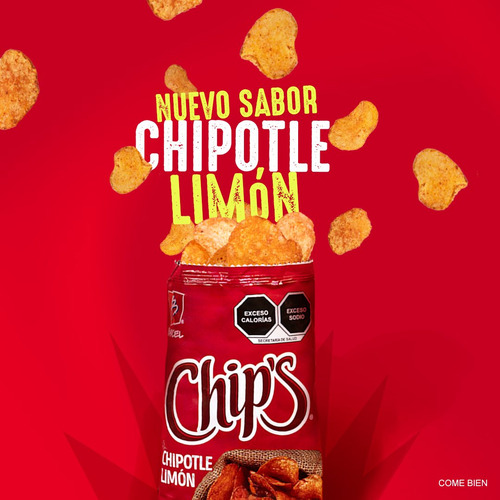 Papas Barcel Chips Surtidas 4 Pzas De 170 Gr