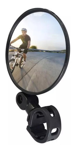 Espelho Retrovisor De Bicicleta Redondo 8 Cm - Único