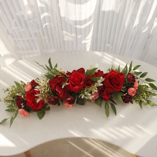Ramo De Rosas, Flores For Arco De Boda, Flores Artificiales