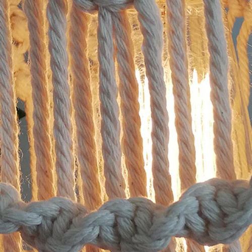 Macrame Lamp Shade Pendant Light Shade Solo Para Estilo B