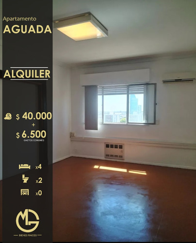 Alquiler / Apartamento / 4 Dormitorios / 2 Baños / Aguada