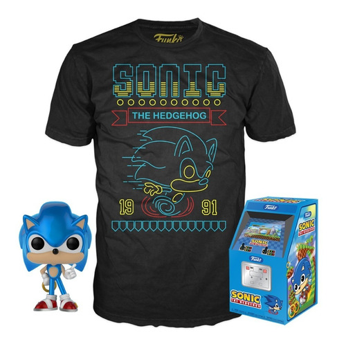 Funko Pop - Sonic The Hedgehog #283 Con Remera L - Nextgames
