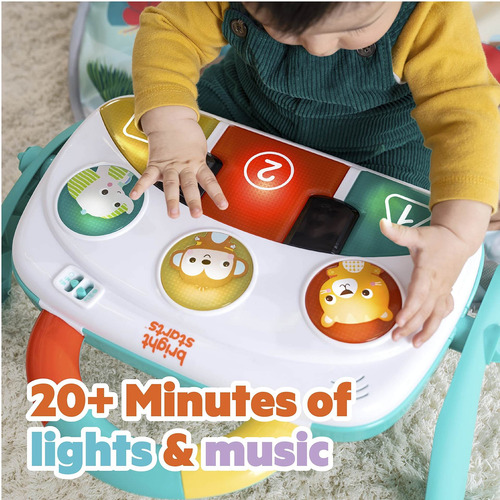 Ranurado 4 En 1 Kicks Piano Gym, Tummy Time Mat Activ...