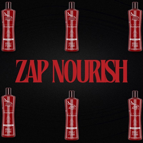 Shampoo Zap Nourish Extrato De Algas