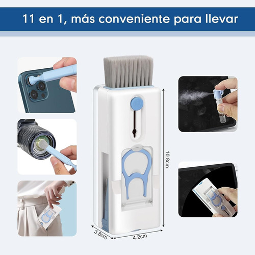 Kit Portatil Cepillo Limpiador Teclado Tablet Multiusos