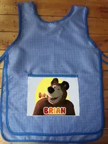 Comprar Pechera \u002F Pintorcito Jardín Personalizada Masha Y El Oso    