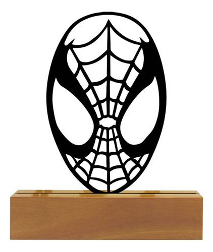 Silhueta Decorativa Super Herói Aranha Menino Spider
