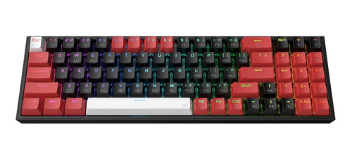 Redragon K628 Pro 75% 3-mode Wireless Rgb Gaming Keyboard, 7