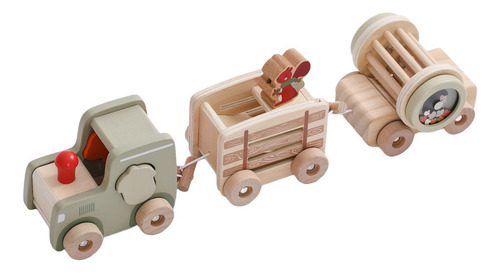 Juguete De Tren De Madera, Regalo, Adorno De Tren De Madera