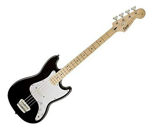 Squier By Fender Bronco Bass, Negro Con Diapasón De Arce.