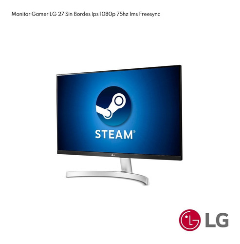 Imagen 3 de 5 de Monitor Gamer LG 27 Sin Bordes Ips 1080p 75hz 1ms Freesync