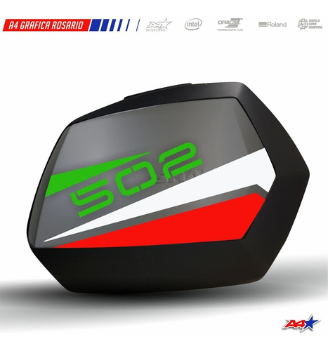 Calcos Para Baules Panniers Moto Benelli Trk 502 Shad Italia