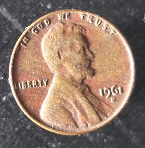 M66 Estados Unidos Moneda 1 Cent 1961 D Km# 201 Denver