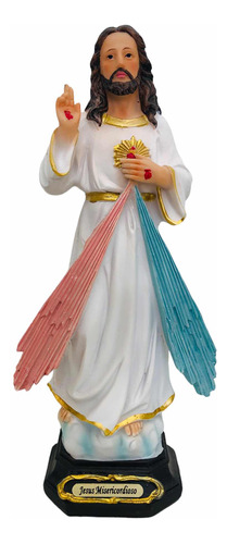 Imagem Jesus Misericordioso 20cm Resina Importada