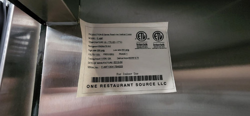 Refrigerador F-49r Dos Puertas (Usado)