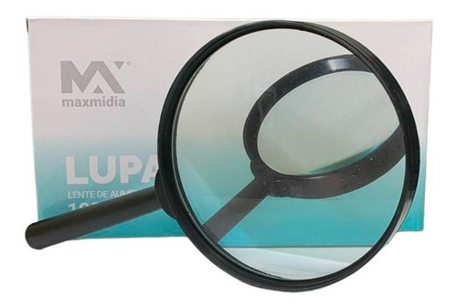 Lupa Lente De Aumento Hd Vidro Óptico Resistente Maxmidia
