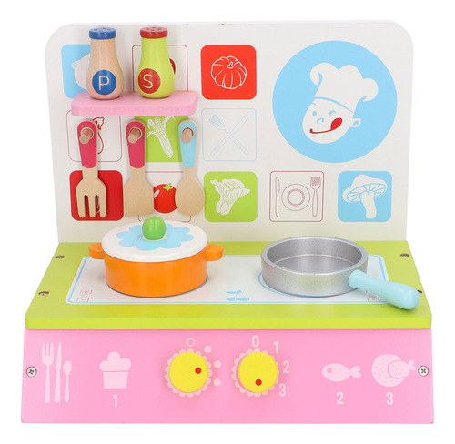 Kitchen Playset Toy, Utensilios De Cocina Para Niños, Ricos