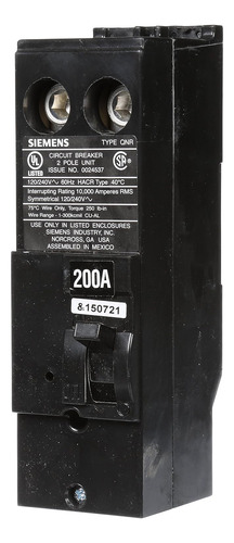 Siemens Qn2200r 200-amp 2 Polos 240-volt Disyuntor