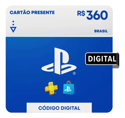 Gift Card Sony PlayStation Digital — R$310
