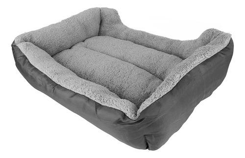 Cama Para Mascota, Impermeable Y Antideslizante - 66x55x14cm Color Gris