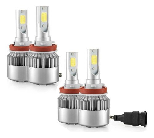 Pack X2 Luces Led H8 H9 H11 - Ampolletas Auto 36w