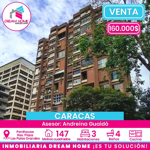 Pent House Edif. Centro Residencial Plaza, Los Palos Grandes, Caracas.