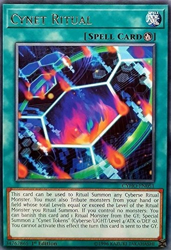 Yu-gi-oh! - Cynet Ritual - Cyho-en051 - Rare - 1ª Edición - 