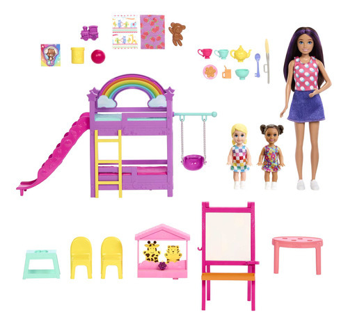 Barbie Set De Juego Skipper Día De Cuidado Color Multicolor