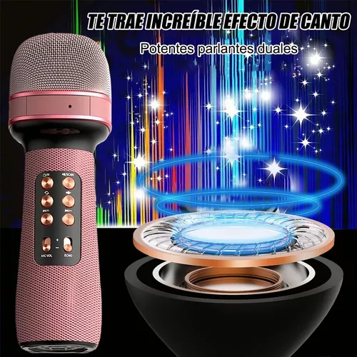 Micrófono Karaoke multifunción con altavoz incorporado