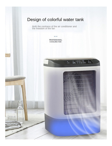 Ventilador Portátil De Escritorio Con Atomización Ultrasónic