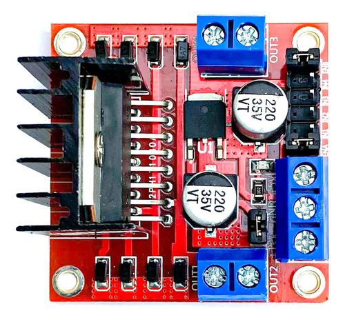 Driver Ponte H 2 Canais L298n Motor Dc Ou Passo Para Arduino