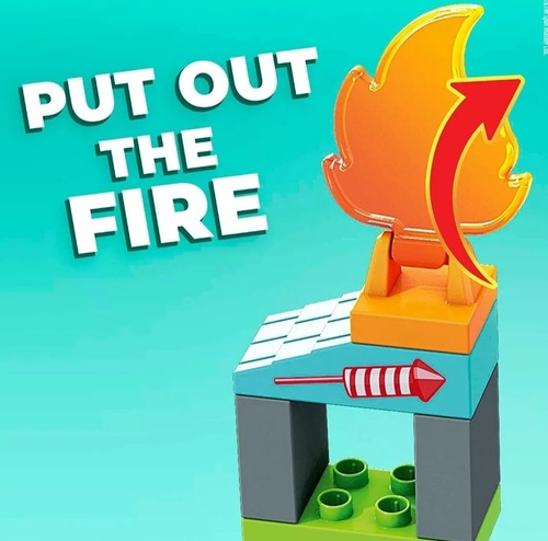 Megabloks Camión De Bomberos De Marshall 34 Piezas Grandes