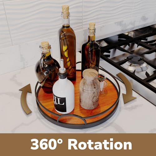 Organizador Lazy Susan - Lazy Susan De Madera De 10'' Para M