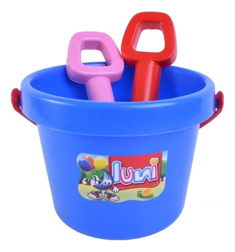 Carretilla Para La Playa Con Balde Rastrillo Y Pala Luni