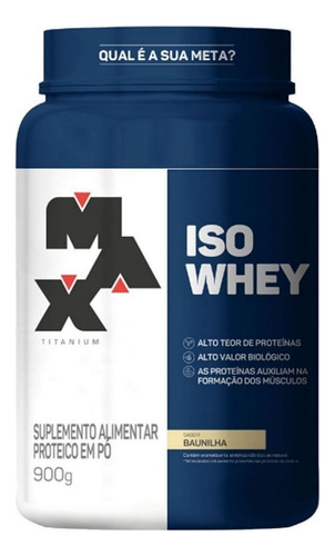 Iso Whey (900g) - Sabor: Baunilha Baunilha