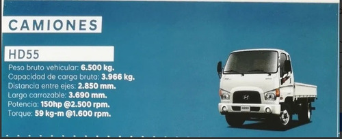 Hyundai Hd55 Modelo 2019 5 Años De Garantía
